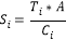 Formula:Si=Ti*ACi
