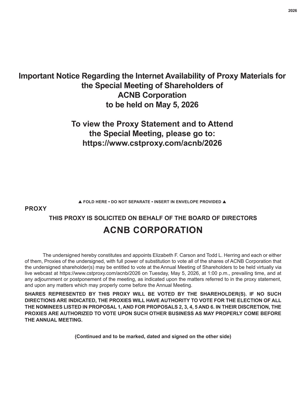 [MISSING IMAGE: px_26acnbproxy01pg2-bw.jpg]