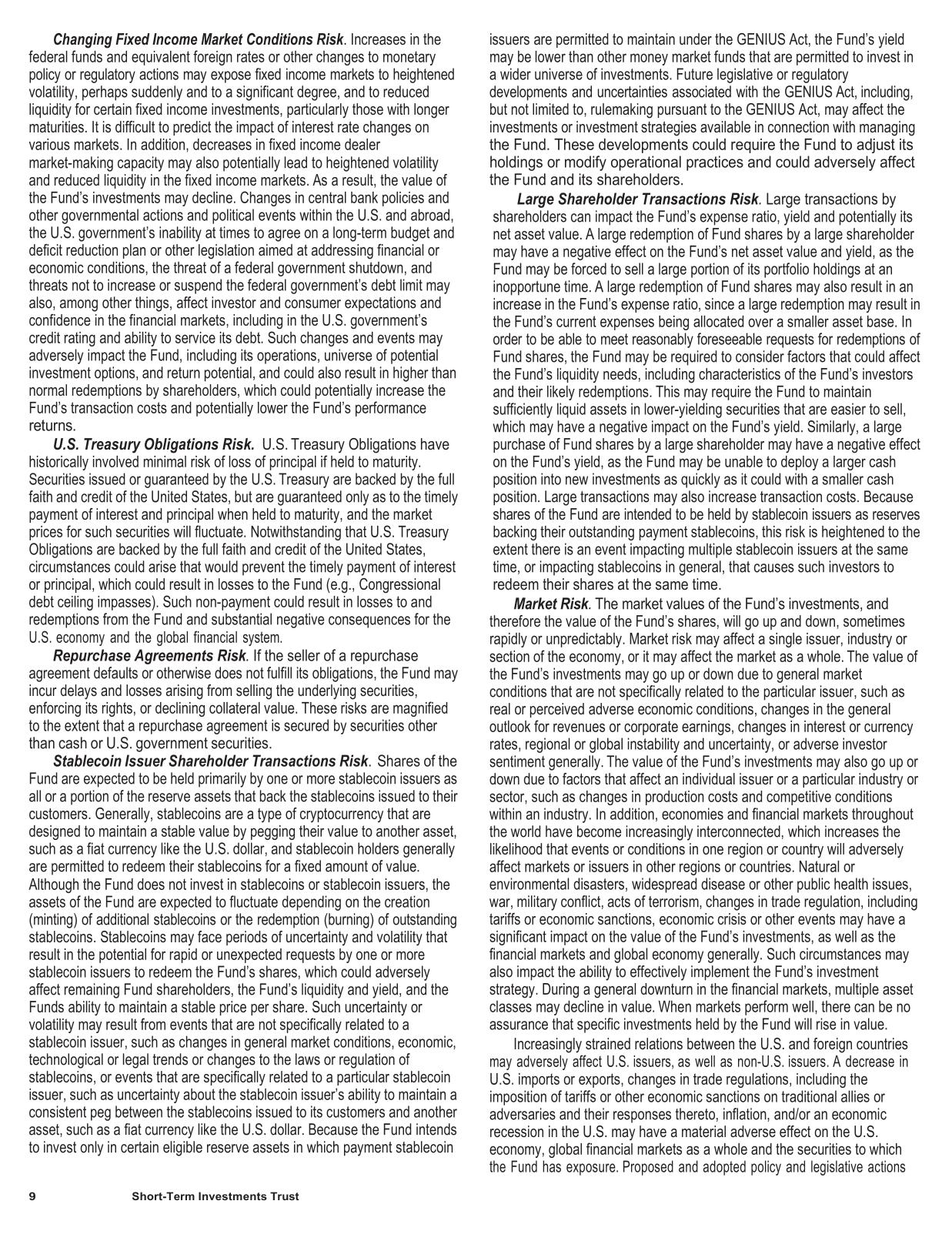 Stablecoin Reserve - Prospectus - Tokenized Shares 485(a).pdf page 11