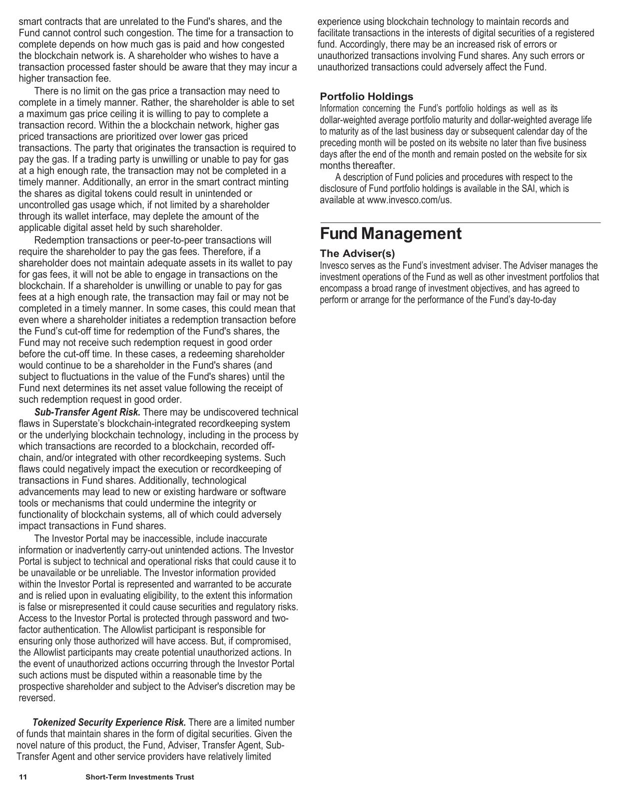 Stablecoin Reserve - Prospectus - Tokenized Shares 485(a).pdf page 13