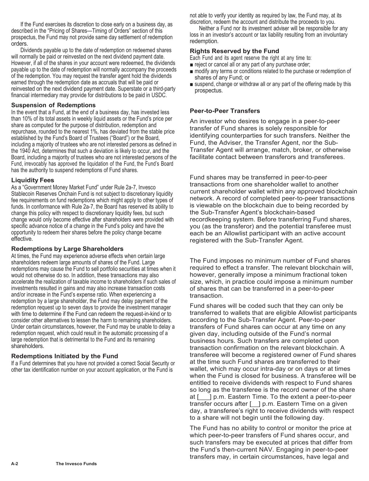 Stablecoin Reserve - Prospectus - Tokenized Shares 485(a).pdf page 19