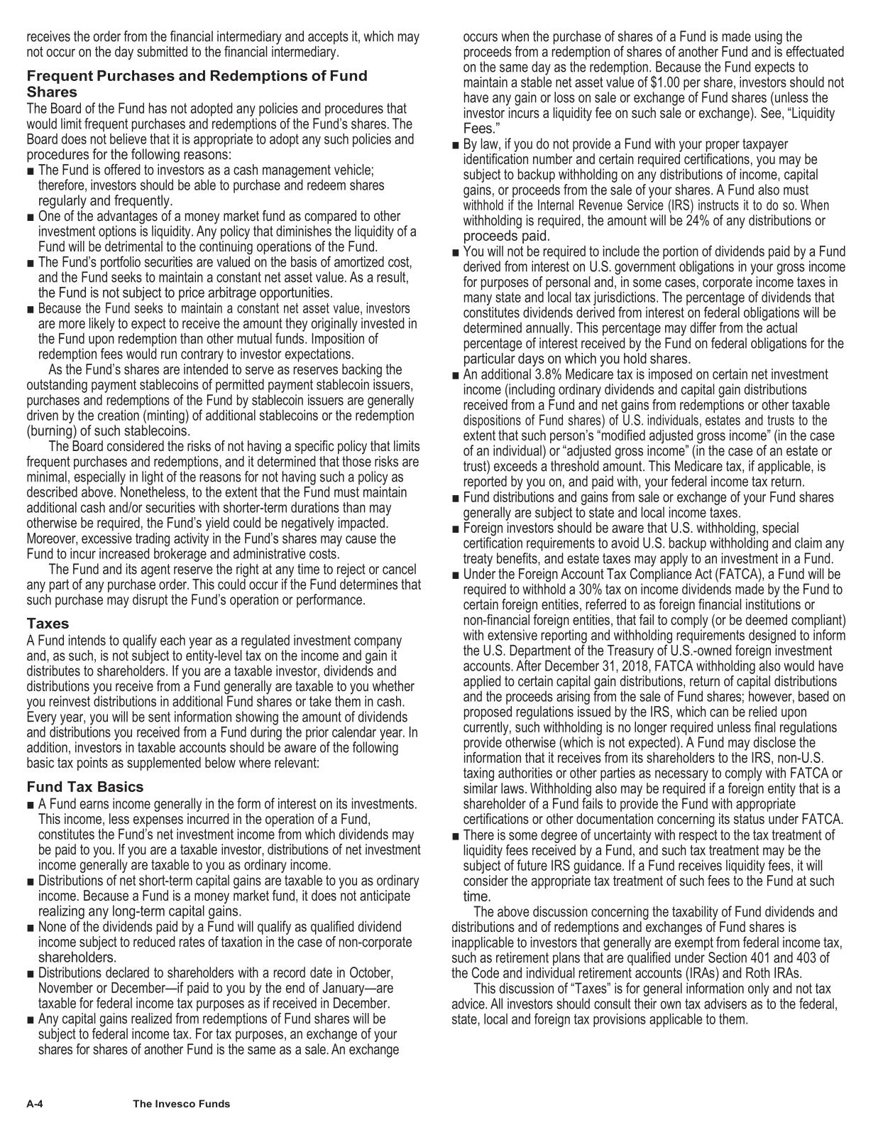 Stablecoin Reserve - Prospectus - Tokenized Shares 485(a).pdf page 21