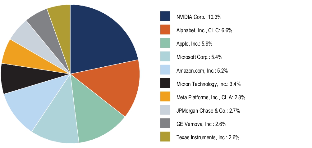 Graphical Representation - Top N Holdings Chart