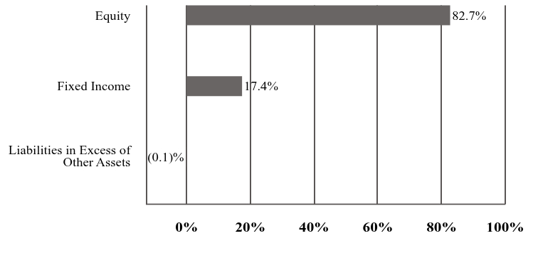 A graphical representation of Investments made.
