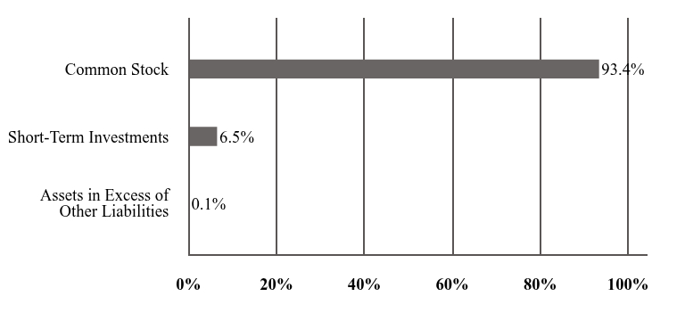A graphical representation of Investments made.