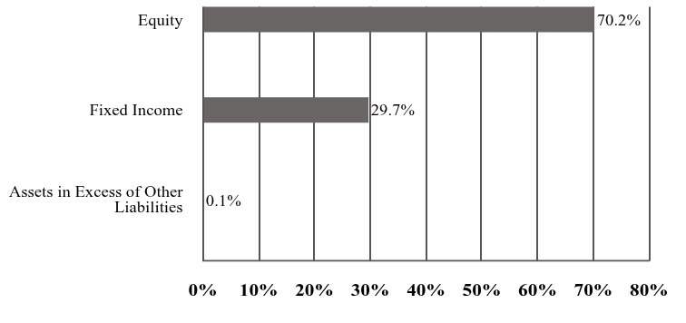 A graphical representation of Investments made.
