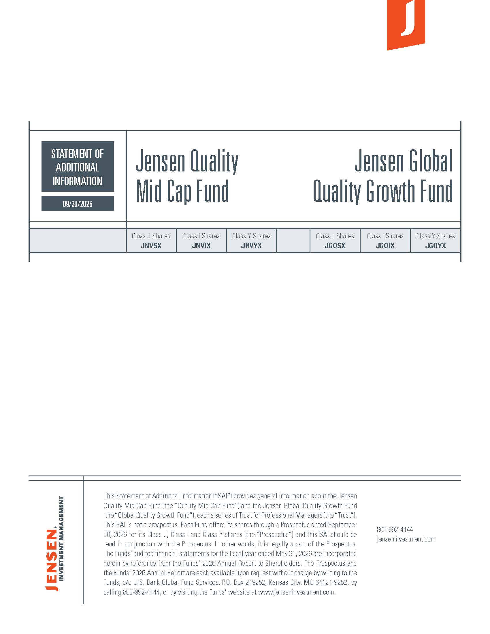 2026 - Jensen - Mid Cap & Global - Combined SAI Cover-Front.jpg