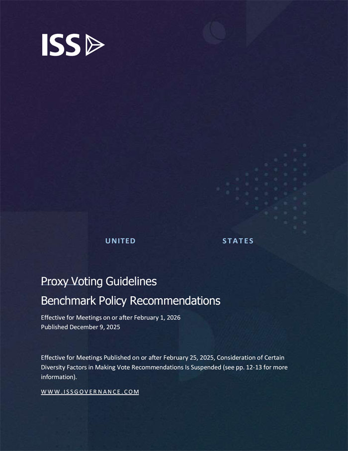 (ISS COVER PAGE)