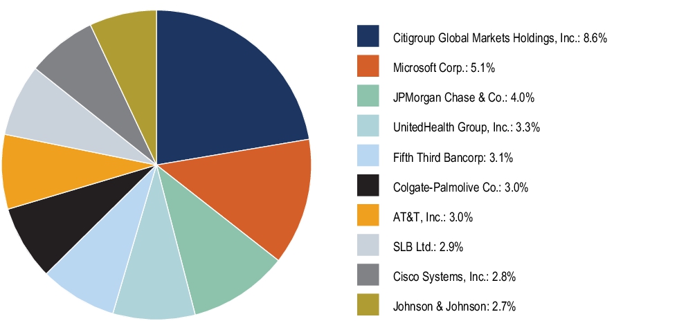 Graphical Representation - Top N Holdings Chart
